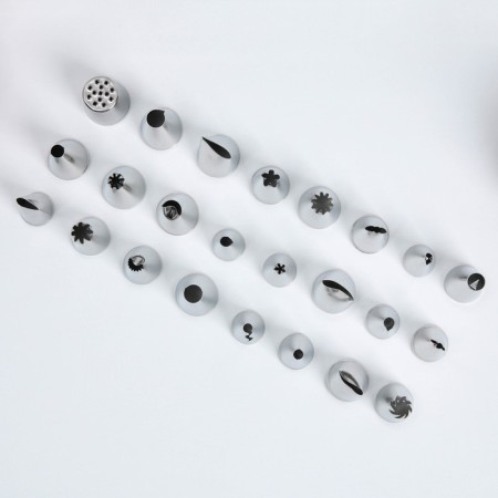 A set of confectionery nozzles "Gingerbread House", 15.8 x 9.4 cm, 24 pcs-5