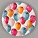 Disposable paper plate "Balls", 18 cm