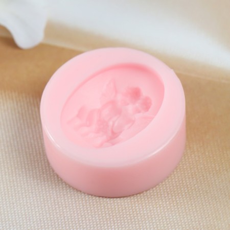 Mold Silicon for polymer clay No. 018 "Angels" 3.5x2.5 cm-1