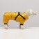 Kombinson for dogs with a slope "Moden", size 22 (DS 41, OG 60, Osh 43 cm), yellow