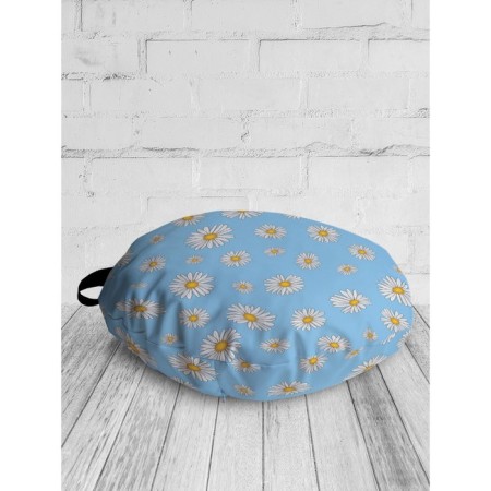 Pillow Siddle "Field chamomile", decorative, D = 52 cm-1