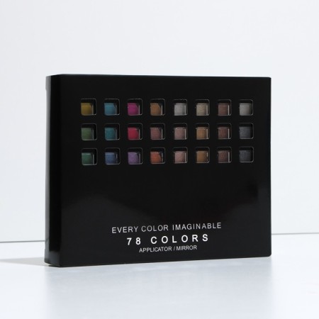 Professional set for makeup (eyelid shadows, lip gloss, blush, correctors)-8