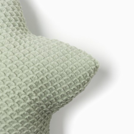 Ethel pillow "Star" d = 44 cm, central green-1