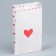 Package package, packaging, white, “heart” 20 x 11 x 4 cm without a window