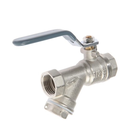 Ballic Aqualink, PN 30 tap, inner/internal thread 1/2 ", oblique filter, lever, nickel.-1