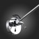 Sconces st. SL460.101.01. Marcia. 1x60 watts, E27, 25x30 cm, chromium color