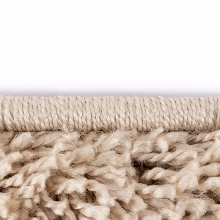 Frieze carpet "Sheggy", light-coffee color, oval 160x230 cm-1