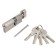 Cylinder mechanism standard MAX, 80 mm (45x35V), 5 keys, key/turntable, matte nickel 1066395