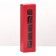 Box for 5 sweets with a shell, with a window, with thin dividers, red 20*5.5*3.5