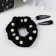 Hair set "Gloria Grace" (elastic band 7 cm, 2 invisibility 5 cm) black