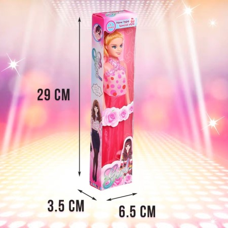 Кукла-модель «Модница» в платье, МИКС-6