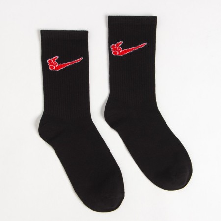 Socks, black color, size 25-27 (40-42)-1