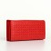 Women's wallet on magnets, red color