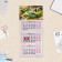 Calendar quarterly Mini -CRIENT "Symbol of the year - 4" 2025, 19 x 46 cm