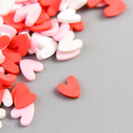 Decor for creativity Plastic "Hearts" 10 g 0.5x0.5 cm-1