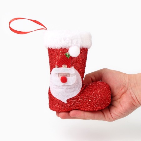 Gift packaging "Boot", Santa Claus, Red Color-5