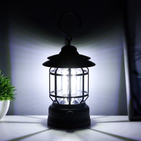 Night Light LED 5W USB AKB Dimmer Black 11.5x11.5x16.5 cm Risalux-3