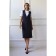 Dress with a deep neckline, size 48