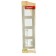 Frame Legrand Etika 672514, four -seater, ivory