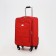 Small suitcase 20 "on lightning, code castle, with extension, red color