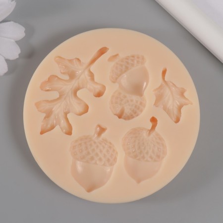 Silicone Mold "Acorn" from 3x2 cm to 5.5x3.5 cm mix-1