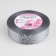 Satin tape "Patterns", 25 mm × 23 ± 1 m, color dark gray No. 059