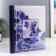 Photo album 30 magnetic sheets (60 steers) "Blue Flowers" 23x28 cm