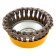 Denzel Ushm brush, 125 mm, M14, cup, twisted stainless steel. I wire 0.5 mm