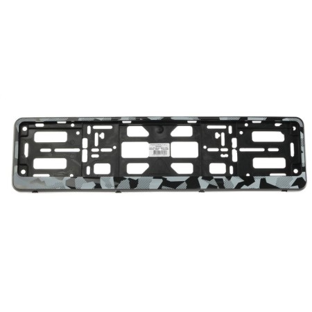 Frame for a car number, book, black "Shards"-1