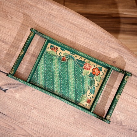 Born tray, batik 38x19x5 cm-1