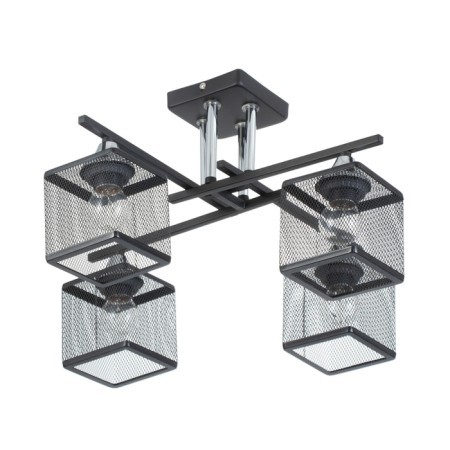 Caus "Cube" 4x60W E27 Black 38.5x38.5x27cm