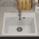 Kitchen is a kitchen of a stone Uperwood Econ UPD-408, 001, rectangular, color 001 White matte