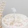 A set of toppers for the cake "Unicorns, 4 pcs, silver color