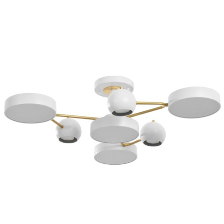 Causte "Terno" 4XLED 126W 3000-6000K 3XGU10 white-gold 74x74x21 cm Bayerlux