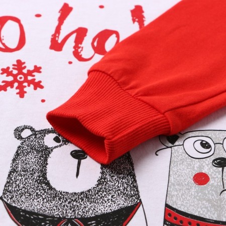 Pajamas for a boy, red color, height 116 cm-3