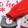 Pajamas for a boy, red color, height 116 cm
