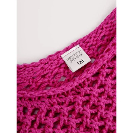 Свитер для девочки Amarobaby Knit Trend, рост 134 см, цвет розовый-9