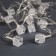 Garland “thread” 5 m with nozzles “melting cubes”, ip20, transparent thread, 20 LED, glow of multi (RG/RB), blinking, 220 V