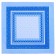 Men's handkerchiefs "Ethel" size 30x30 cm, (set 12 pcs,), blue color, MIX drawing