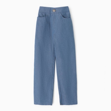Джинсы для девочки MINAKU: Jeans collection, цвет голубой, рост 122 см