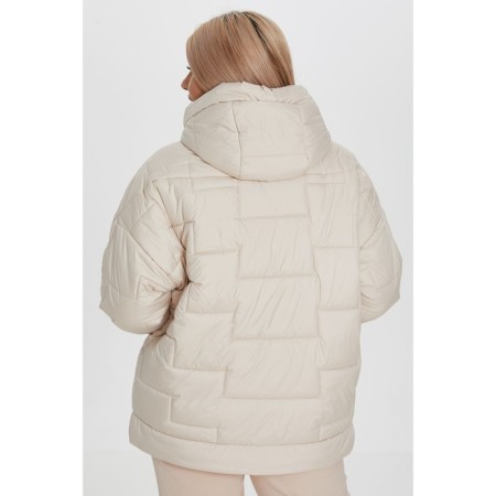 Women's jacket, size 54, milk color-4