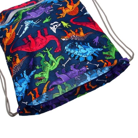 A bag for shoes 440 x 365 mm, Erich Krause, density 300D, with a reflective strip, Dino Planet-4