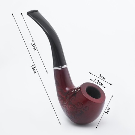 Komdor smoking tube, classic, 14 x 5 cm