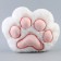Soft toy "paw", white color