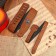 Guitar Life belt, leather, length 150 cm, crocodile