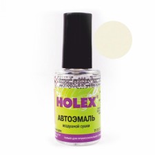 Краска с кисточкой Holex 201, белая, 8 мл