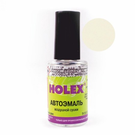 Paint with a brush Holex 201, white, 8 ml