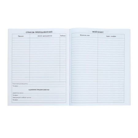 Universal diary for grades 1-11, "cats", soft cover, 40 sheets-4
