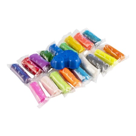 Plashka modeling dough, 18 col. 24 grams, with a mold-1