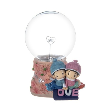 Plasma ball "Mutual love" color 13x11x19 cm Risalux-10